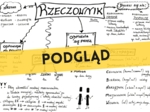 Rzeczownik - podstawowe informacje. Rysnotka, sketchnotka, wklejka do pokolorowania.