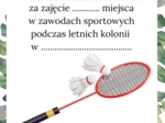 Wakacyjne konkursy – inspiracja dla wychowawców – „Lato w mieście”, „Kolonie letnie”