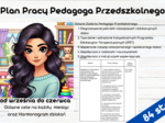 Plan pracy pedagoga przedszkolnego