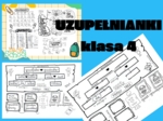 UZUPEŁNIANKI - Notatki wizualne dla klasy 4 SP z angielskiego Alicja Soszka