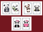 DZIEŃ PANDY – puzzle – układanka- układanki – biblioteka – świetlica – przedszkole – 12 wersji