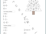 Świąteczne działania na ułamkach zwykłych