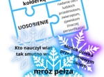 Poetycka zima (puzzle o środkach poetyckich i przykłady na śnieżynkach)