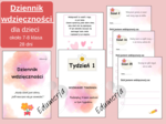 „Dziennik wdzięczności dla uczniów 7-8” – 28 dni uważności, refleksji i radości z codzienności. klasy7-8