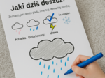 Karta pracy: "Rodzaje deszczu"