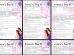 Women's Day (Dzień Kobiet) Worksheet Karty Pracy język angielski zestaw poziomy A1 – B2
