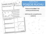 Fizyka 7 i 8. Karta pracy. RUCH. Kinematyka.
