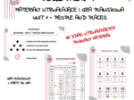 Together 4 Unit 1 - zestaw: Vocabulary Activities + Grammar Activites + Revision Board Game