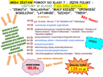 Zestaw do klasy 7 - język polski