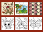 DZIEŃ MOTYLA – PUZZLE – 17 obrazków