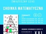Choinka matematyczna xxl - aktywizująca kolorowanka