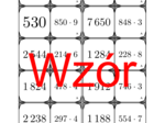 Domino - Mnożenie przez jednocyfrową liczbę | matematyka