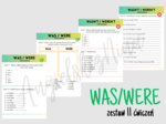Was / were - Past Simple - odmiana czasownika być - ćwiczenia dla początkujących - angielski