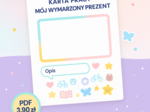 Karta pracy: Mój wymarzony prezent