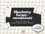 Mieszkańcy Europy (Polka, Polak, Polki, Polacy ...) rodzaj męskoosobowy polski dla obcokrajowców
