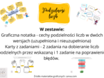 Podzielność liczb - zasady, karty z zadaniami