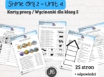 Materiały do Shine On! 2 Unit 4 – Home, Sweet Home! – karty pracy – wklejki/wycinanki