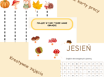 Jesienne karty pracy