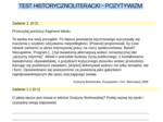 Test historycznoliteracki- Pozytywizm (bez odpowiedzi)