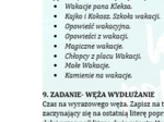 WAKACYJNA LEKCJA. ZESTAW CWICZEŃ DLA UCZNIÓW KLAS 4-8 NA PIERWSZE LEKCJE PO WAKACJACH.