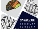Sprawdzajki - tabliczka dzielenia