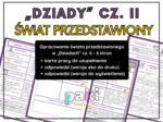 „Dziady" cz. II – świat przedstawiony // karta pracy, notatka