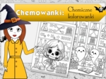 Chemowanki. Chemiczne kolorowanki z klimatem Halloween. Zastępstwo.
