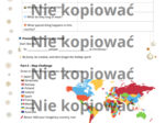 Karta pracy Christmas Around the World A2+/B1