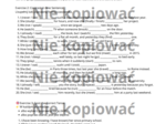 Karta Pracy: Tense Contrast Theory: Present Perfect & Continuous, Past Simple, Continuous and Perfect B2/B2+