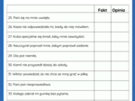 Fakt czy opinia?