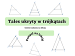 Tales ukryty w trójkątach - gotowe zadania na lekcję :-)