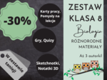Pakiet materiałów z biologii do klasy 8 – cały rok w jednym zestawie!