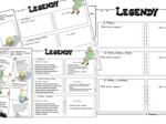 Legendy - karta pracy (pusta i uzupełniona)