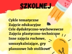 Plan pracy świetlicy szkolnej