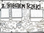 Z biegiem rzeki. Karta pracy klasa 4