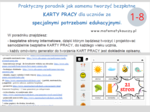 PRAKTYCZNY PORADNIK "Jak samemu TWORZYĆ bezpłatnie KARTY PRACY" dla uczniów z SP i SPE / 21 stron PDF