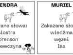 Baśniobór - zabawy z lekturą (wykreślanka i karty taboo)