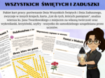 Uroczystość Wszstkich Śwętych i Dzień Zaduszny – graficzne karty pracy do wykorzystania na lekcji w klasach 4-8 (godzina z wychowawcą, religia, język polski)