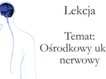 Klasa 7 - Ośrodkowy układ nerwowy - prezentacja
