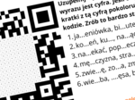 Ortograficzny kod QR z rz i ż
