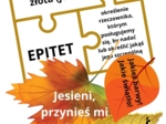 Poetycka jesień (puzzle o środkach poetyckich i przykłady na jesiennych liściach)