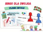 Bingo dla dwojga - ułamki zwykłe gra planszowa
