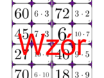 Domino - Tabliczka mnożenia | matematyka
