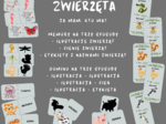 Zwierzęta - memory, domino, ja mam, kto ma?