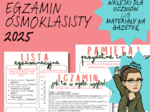 INFORMACJE O EGZAMINIE 2025 - JĘZYK POLSKI (wklejki dla uczniów lub materiały na gazetkę)