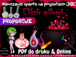 PROPORCJE. Projekt matematyczny: ELIKSIR MIŁOŚCI. Nauczanie Oparte na Projektach (PBL)