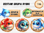 ZESTAW GRUPA RYBKI