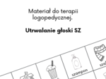 Logopedia Bingo do utrwalania głoski „sz” – materiały do terapii logopedycznej z kartą do kolorowania i losowania