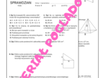 Sprawdzian. Bryły. Graniastosłupy. Ostrosłupy. Klasa 8. GWO