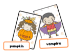 Karty Obrazkowe Halloween Flashcards